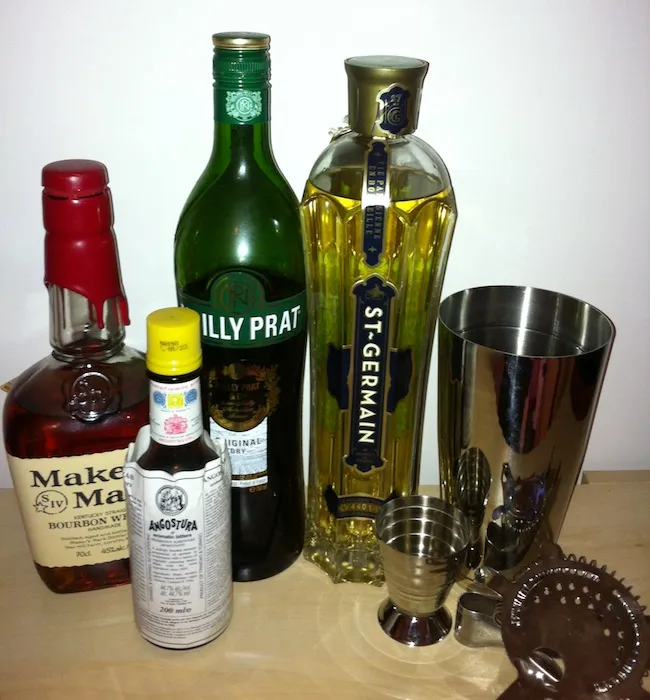 Elderflower Manhattan Ingredients Elderflower Manhattan Ingredients