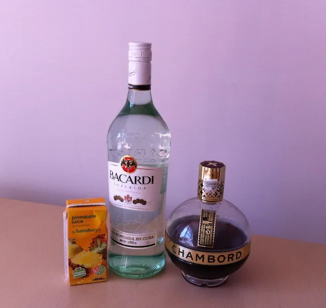 French Martini Ingredients