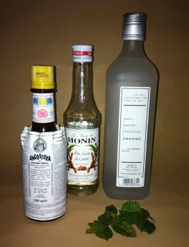 Julep Ingredients, all in a row