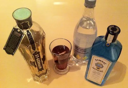 Ingredients for G and Tea Ingredients for G and Tea